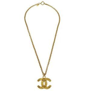 Chanel Gold CC Chain Pendant Necklace 29 117150